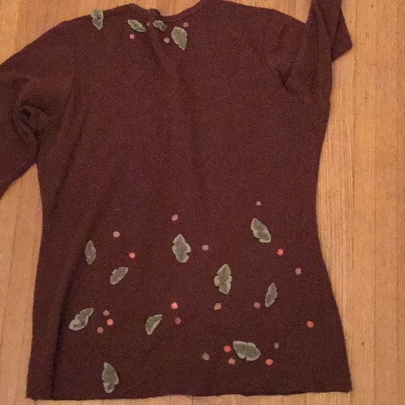 Dick & Jayne brown wool cardigan XL - Picture 5 of 7